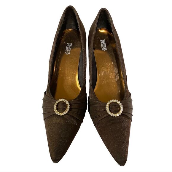 Valenti Franco Women’s Brown Pumps 8.5 8.5M - Picture 9 of 9